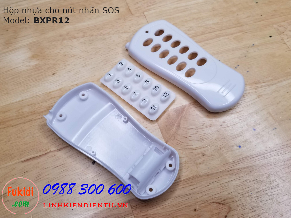 Vỏ hộp nhựa dùng cho bộ điều khiển từ xa 12 chức năng BXPR12