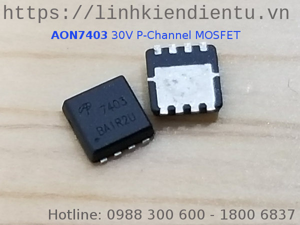 AON7403 30V P-Channel MOSFET