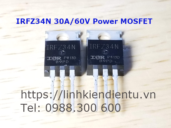 IRFZ34N 30A/60V N-Channel Power MOSFET