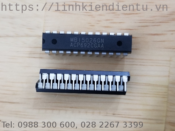 MBI5026GN: Thanh ghi dịch 16 bit với ngõ ra 17V/90mA dùng điều khiển  LED