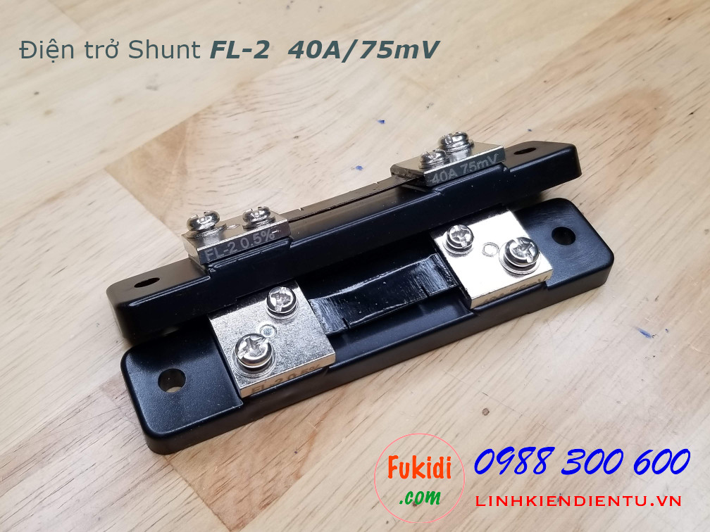 Điện trở shunt FL-2 40A/75mV sai số 0.5%