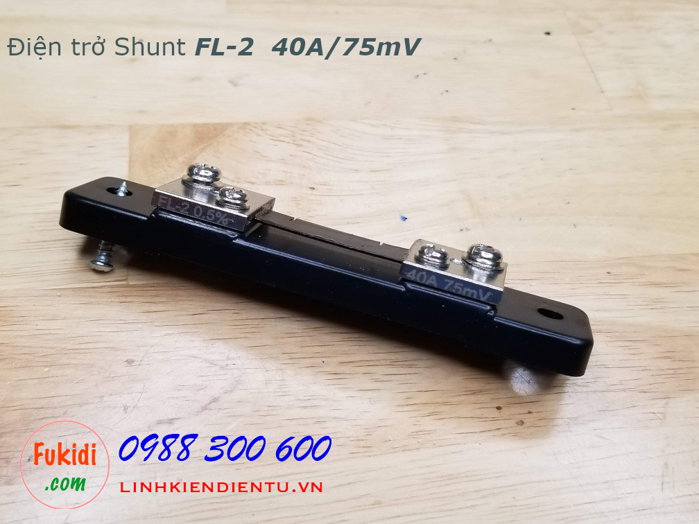 Điện trở shunt FL-2 40A/75mV sai số 0.5%