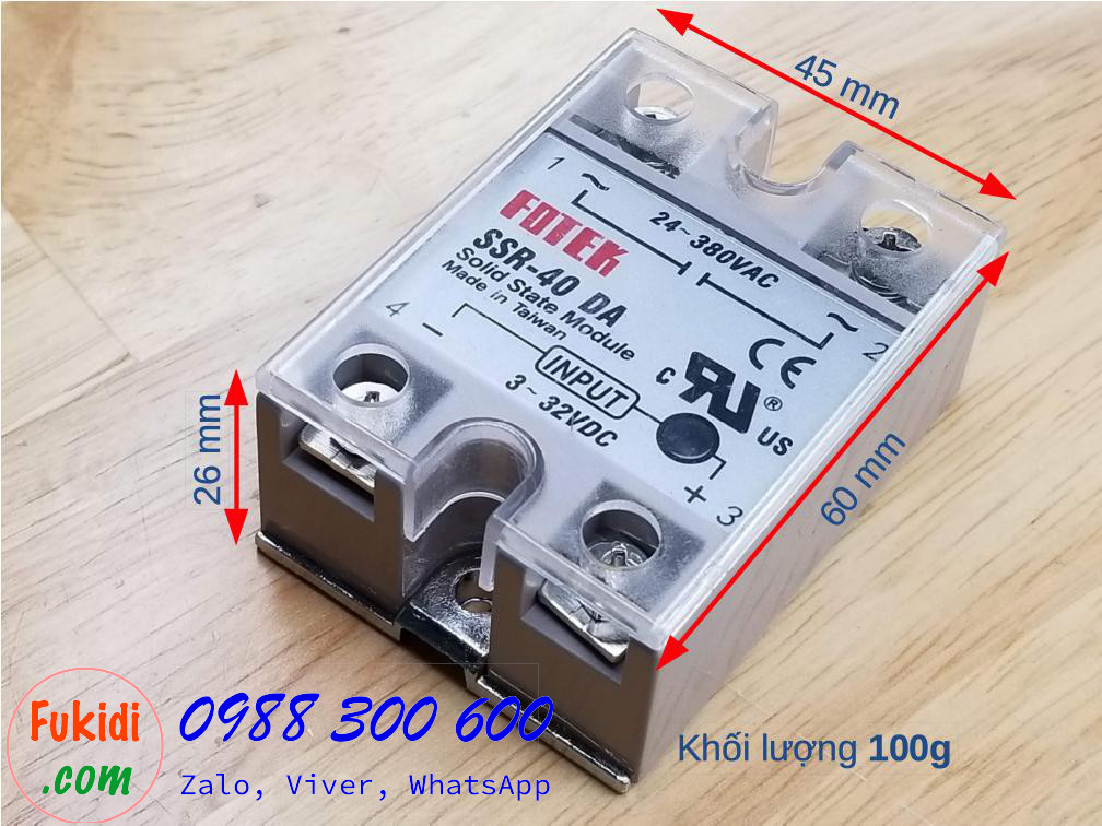 FOTEK SSR-40 DA: solid state relay module