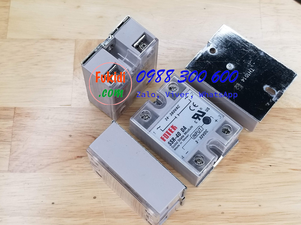 Fukidi - Solid State Relay Fotek SSR-40 DA: DC control AC