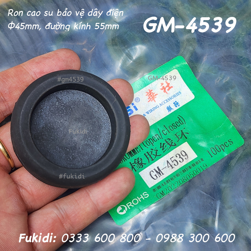 Ron cao su bảo vệ dây điện, phi 45mm đường kính 55mm - GM-4539