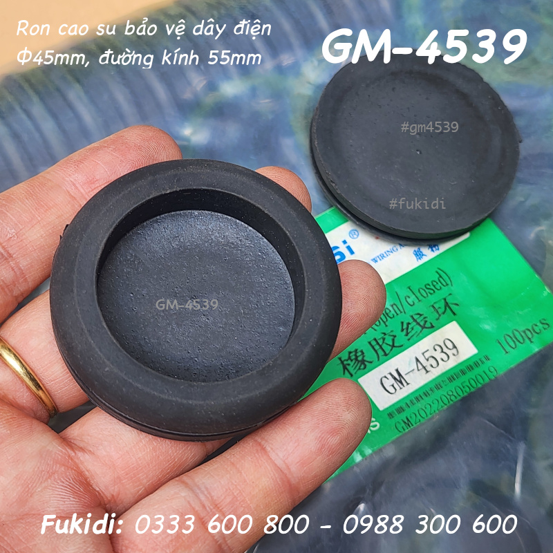 Ron cao su bảo vệ dây điện, phi 45mm đường kính 55mm - GM-4539