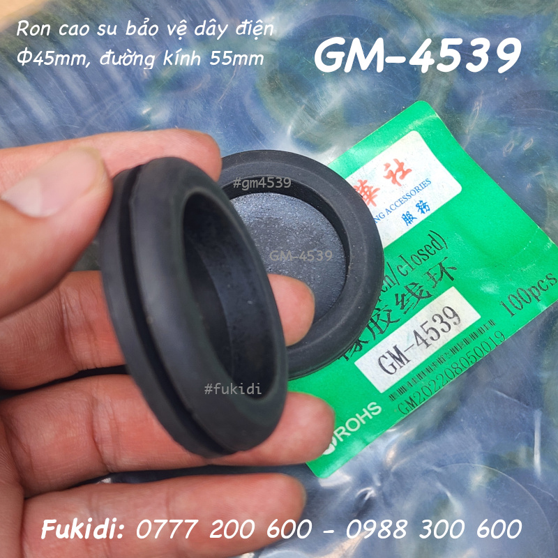 Ron cao su bảo vệ dây điện, phi 45mm đường kính 55mm - GM-4539