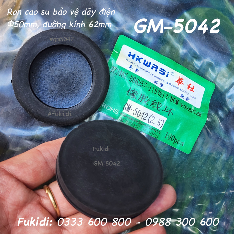 Ron cao su bảo vệ dây điện, KT 62x13, phi 50mm - GM-5042