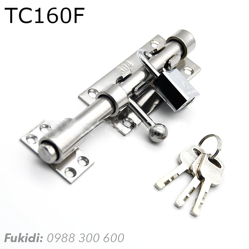 TC160F có một khoen móc ổ khóa như hình bên dưới