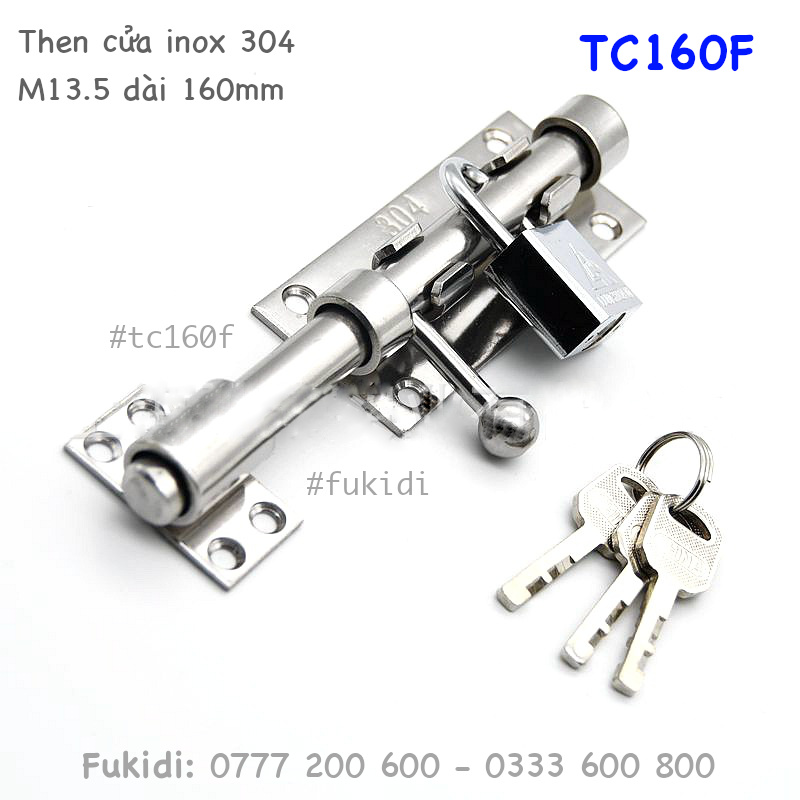 TC160F có một khoen móc ổ khóa như hình bên dưới