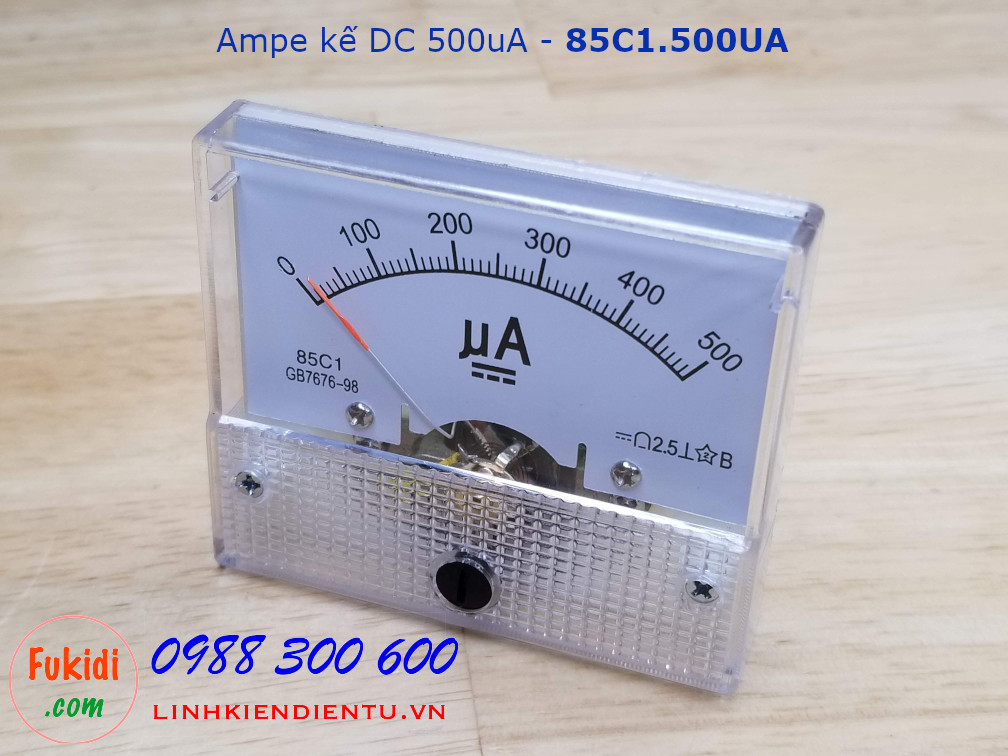 Ampe kế DC 500uA - 85C1.500UA