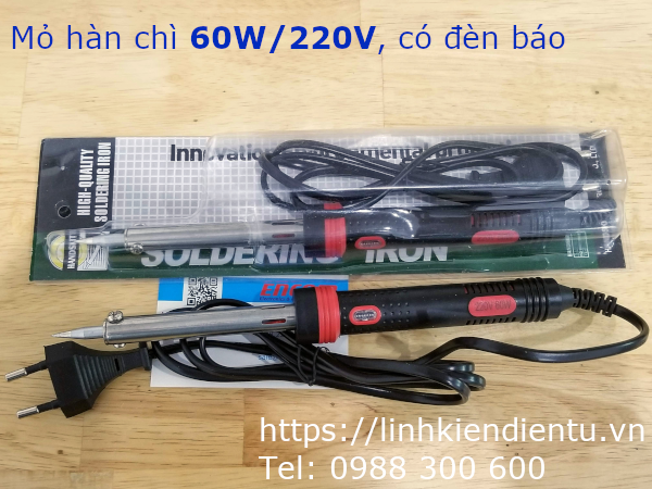 Mỏ hàn chì 60W/220V có đèn báo
