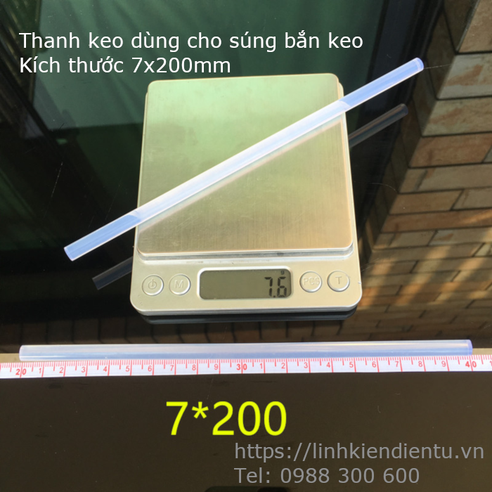 Thanh keo dùng cho súng bắn keo 7x200mm