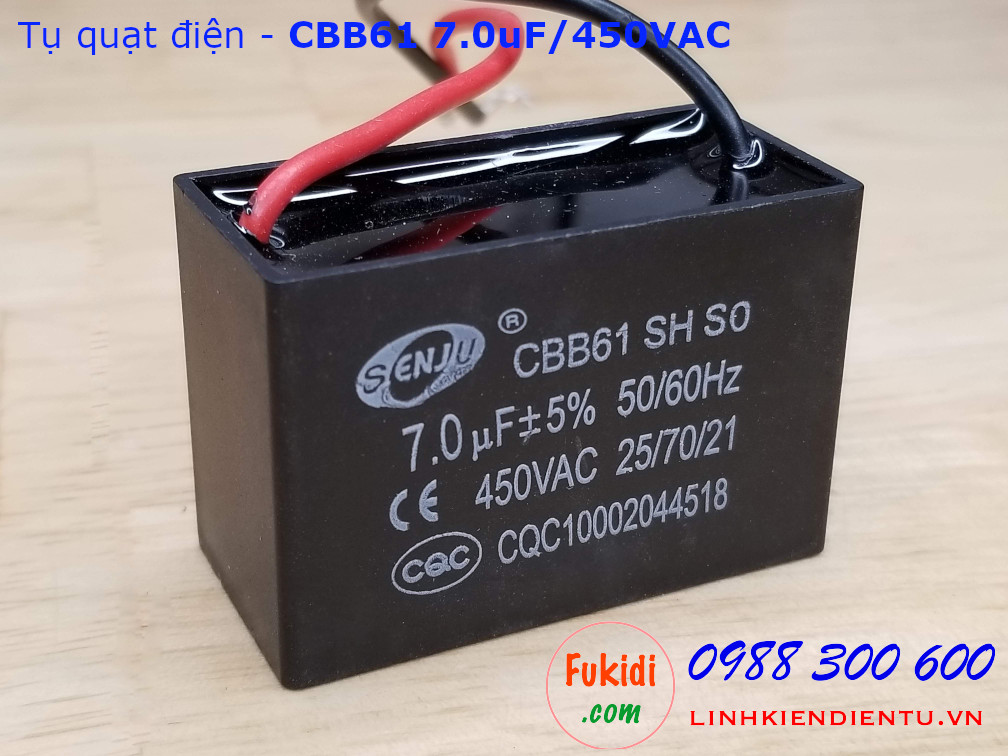 Tụ CBB61 7.0uF 450V
